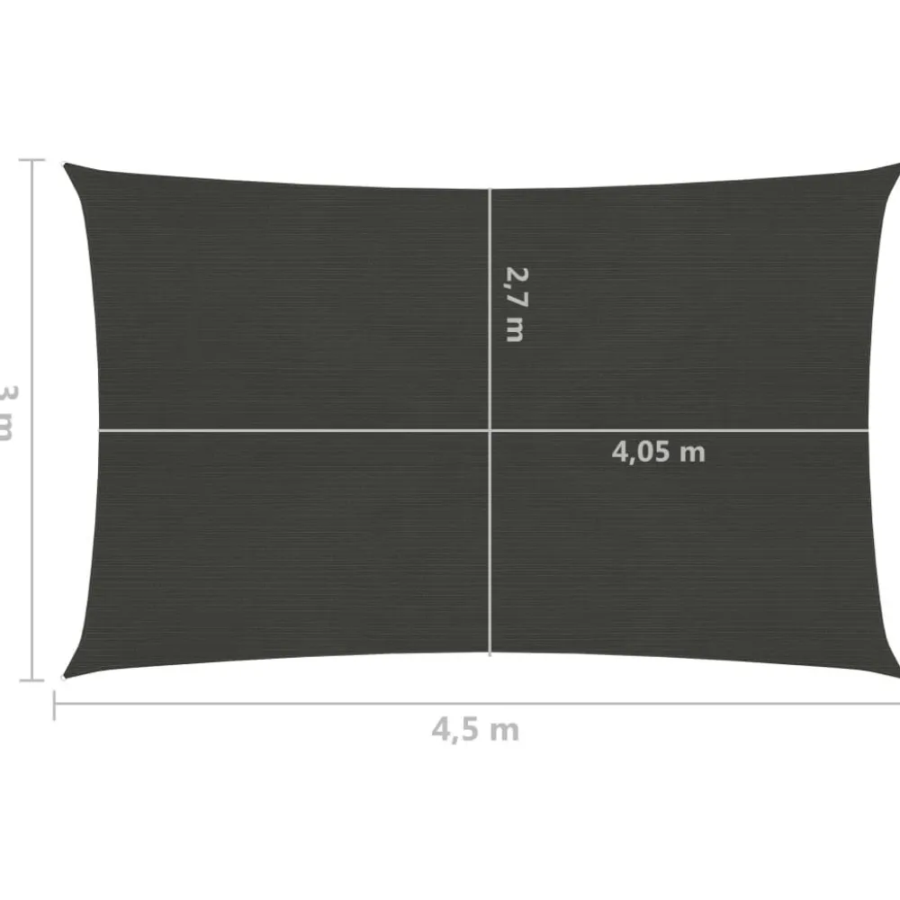 Aurinkopurje suorakulma, HDPE, 160g/m², eri kokoja ja värejä*FinePRICE