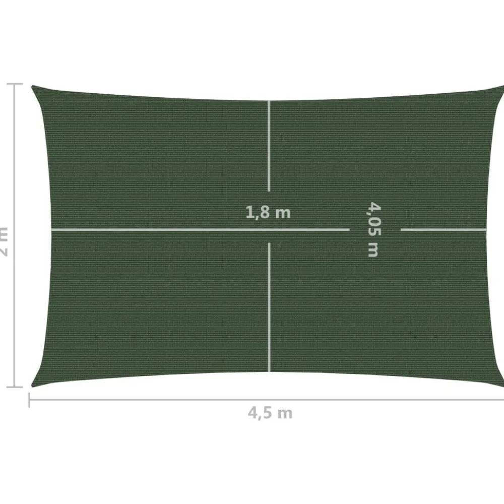 Aurinkopurje suorakulma, HDPE, 160g/m², eri kokoja ja värejä*FinePRICE
