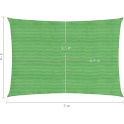 Aurinkopurje suorakulma, HDPE, 160g/m², eri kokoja ja värejä*FinePRICE