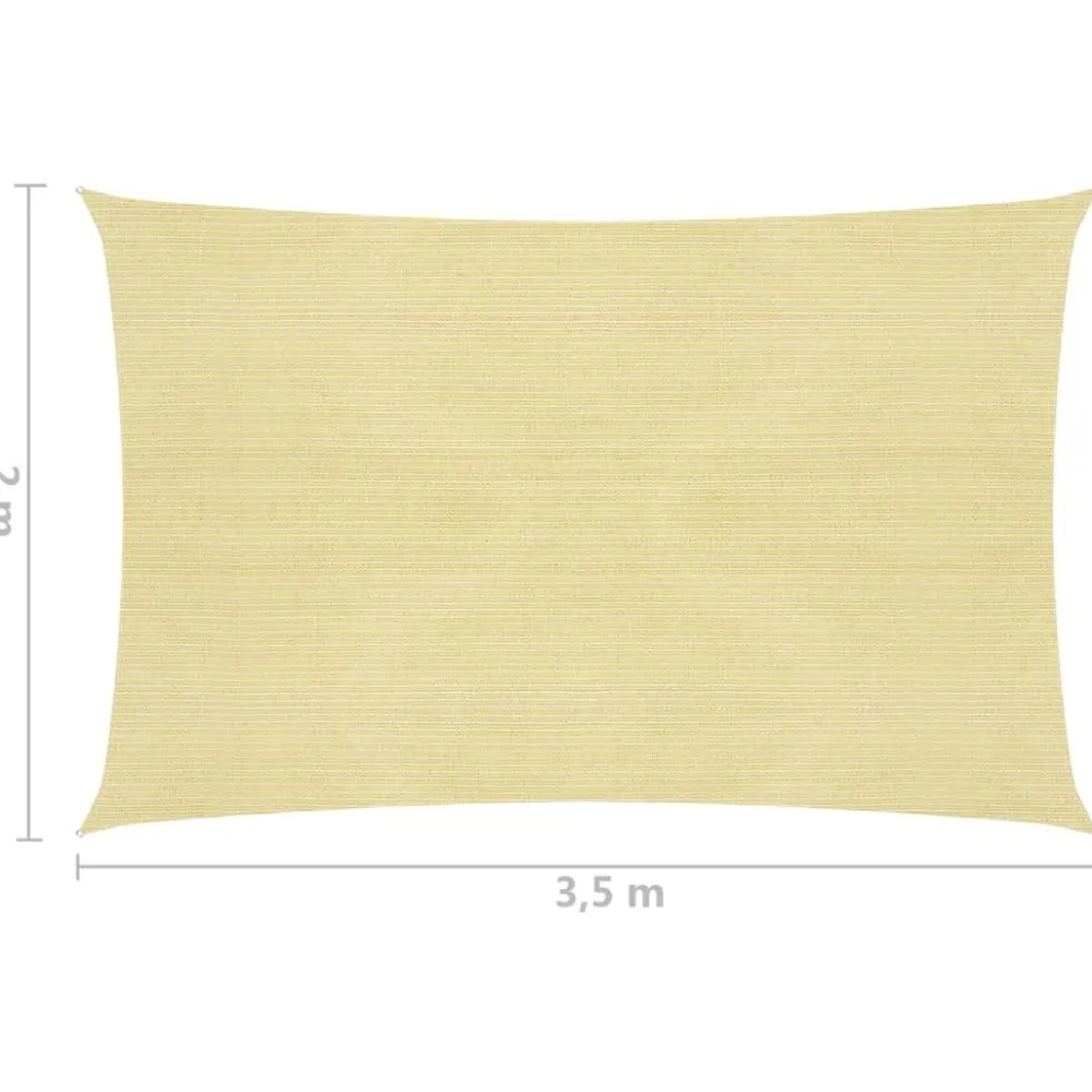 Aurinkopurje suorakulma, HDPE, 160g/m², eri kokoja ja värejä*FinePRICE