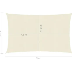 Aurinkopurje suorakulma, HDPE, 160g/m², eri kokoja ja värejä*FinePRICE