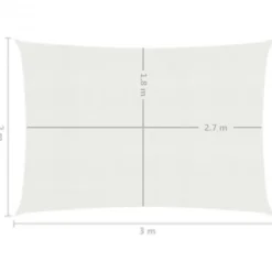 Aurinkopurje suorakulma, HDPE, 160g/m², eri kokoja ja värejä*FinePRICE