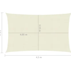 Aurinkopurje suorakulma, HDPE, 160g/m², eri kokoja ja värejä*FinePRICE