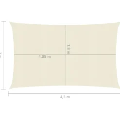 Aurinkopurje suorakulma, HDPE, 160g/m², eri kokoja ja värejä*FinePRICE