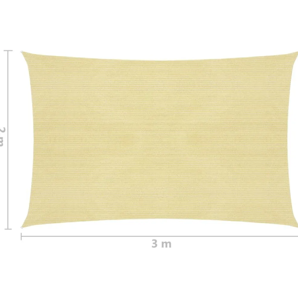 Aurinkopurje suorakulma, HDPE, 160g/m², eri kokoja ja värejä*FinePRICE