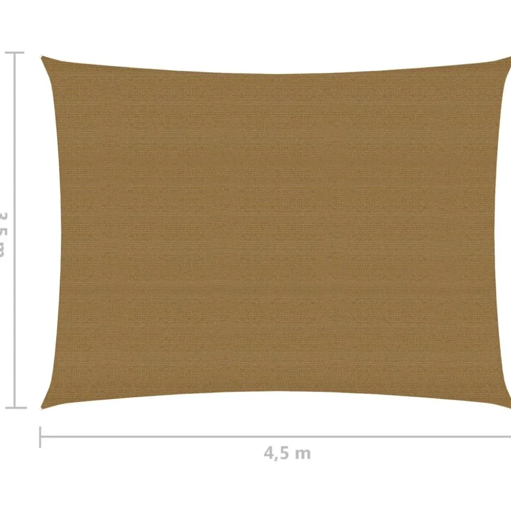 Aurinkopurje suorakulma, HDPE, 160g/m², eri kokoja ja värejä*FinePRICE