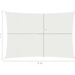 Aurinkopurje suorakulma, HDPE, 160g/m², eri kokoja ja värejä*FinePRICE