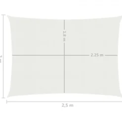 Aurinkopurje suorakulma, HDPE, 160g/m², eri kokoja ja värejä*FinePRICE