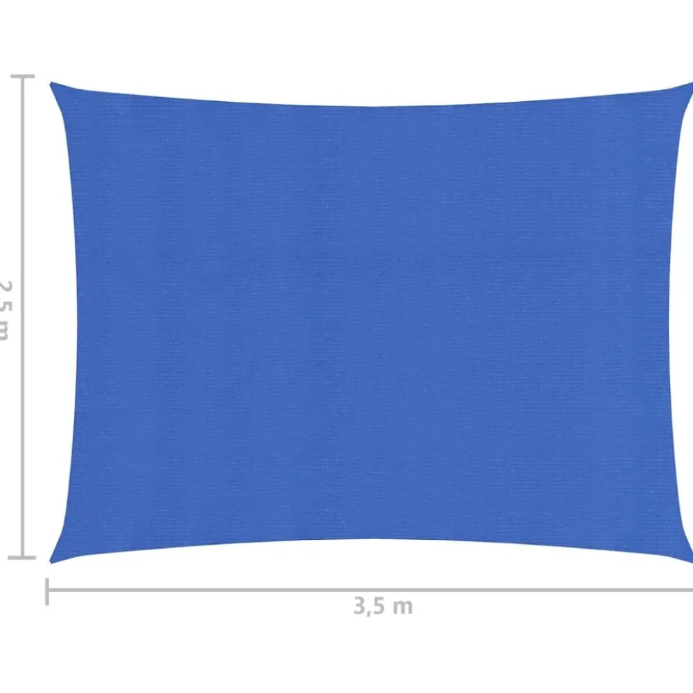 Aurinkopurje suorakulma, HDPE, 160g/m², eri kokoja ja värejä*FinePRICE