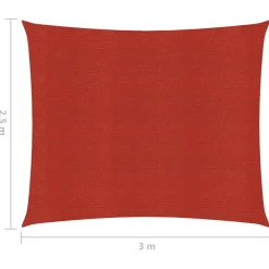 Aurinkopurje suorakulma, HDPE, 160g/m², eri kokoja ja värejä*FinePRICE