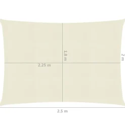 Aurinkopurje suorakulma, HDPE, 160g/m², eri kokoja ja värejä*FinePRICE