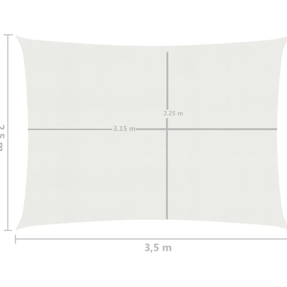 Aurinkopurje suorakulma, HDPE, 160g/m², eri kokoja ja värejä*FinePRICE