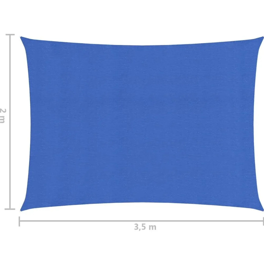 Aurinkopurje suorakulma, HDPE, 160g/m², eri kokoja ja värejä*FinePRICE