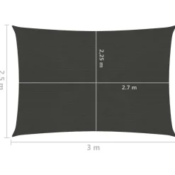 Aurinkopurje suorakulma, HDPE, 160g/m², eri kokoja ja värejä*FinePRICE