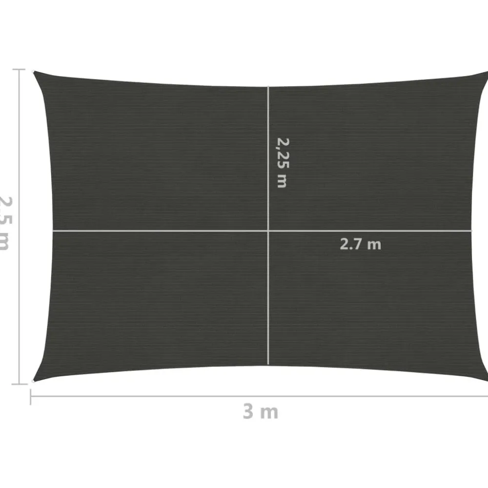 Aurinkopurje suorakulma, HDPE, 160g/m², eri kokoja ja värejä*FinePRICE