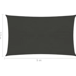 Aurinkopurje suorakulma, HDPE, 160g/m², eri kokoja ja värejä*FinePRICE