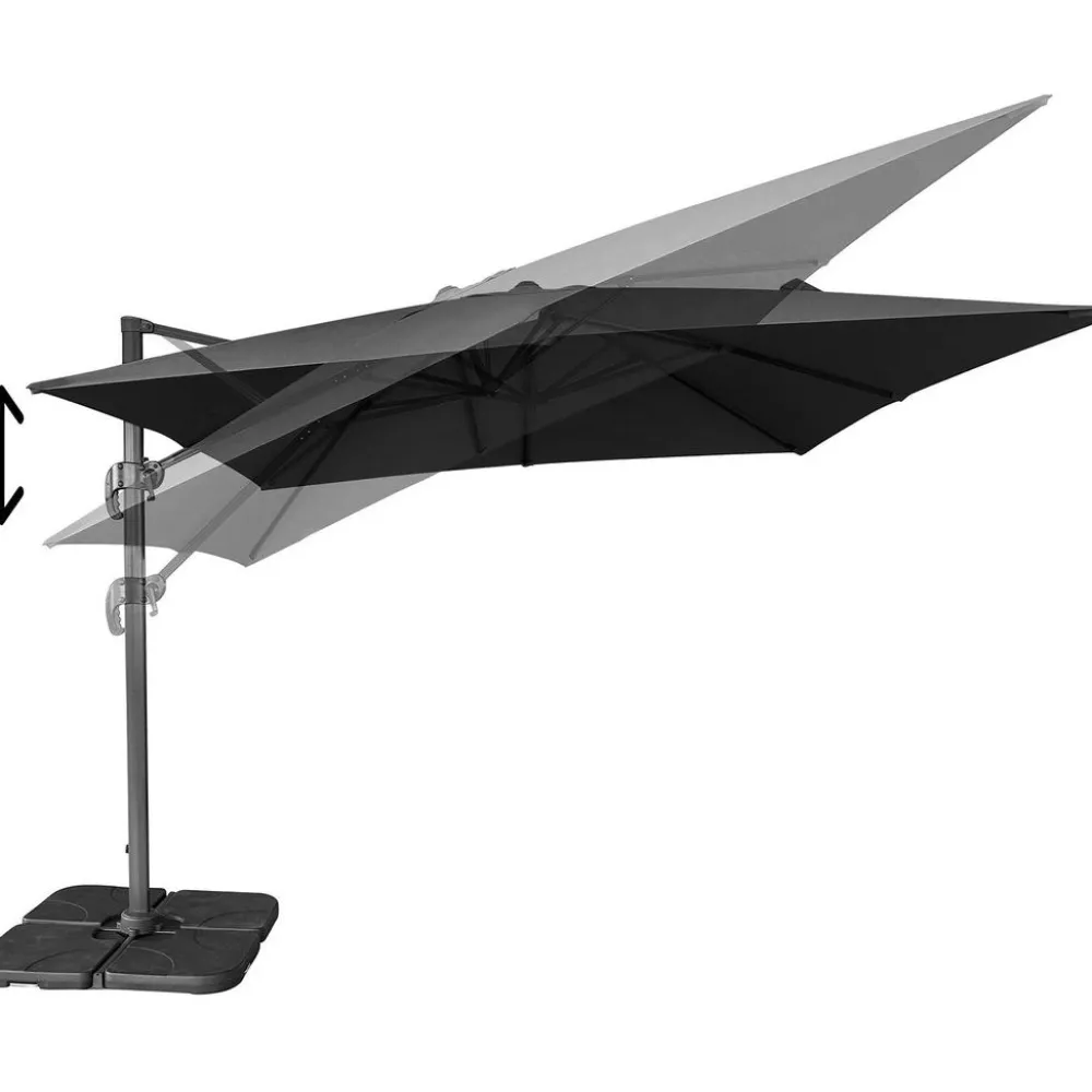 Aurinkovarjo Baza, 295x295cm, musta*House Nordic Discount