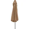 Aurinkovarjo metallirunko 400 cm harmaanruskea*FinePRICE Sale