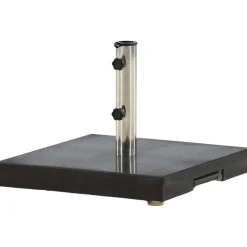 Aurinkovarjon jalka Stathera, neliskulmainen, 40kg, musta graniitti*Venture Home New