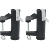 Aurinkovarjon kiinnikkeet parvekkeelle 2 kpl 25-38 mm teräs (03383)*FinePRICE Outlet
