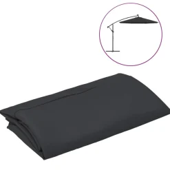 Aurinkovarjon vaihtokangas, halkaisija 300/350 cm, eri värejä ja kokoja (09960)*FinePRICE Hot