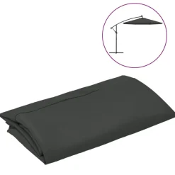 Aurinkovarjon vaihtokangas, halkaisija 300/350 cm, eri värejä ja kokoja (09960)*FinePRICE Hot