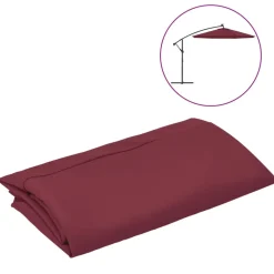Aurinkovarjon vaihtokangas, halkaisija 300/350 cm, eri värejä ja kokoja (09960)*FinePRICE Hot