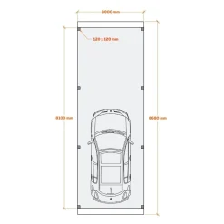Sale Autokatos Ralf 26m2 Autokatokset|Autotallit Yhdelle Autolle