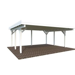 Autokatos Karl, 20,6m² CP6051 Autotallit Ilman Rakennuslupaa|Autokatokset