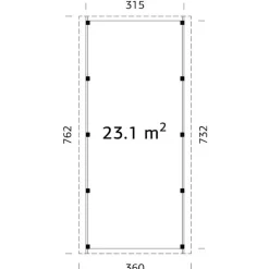 Sale Autokatos Karl, 23,1m² CP3676 Autokatokset