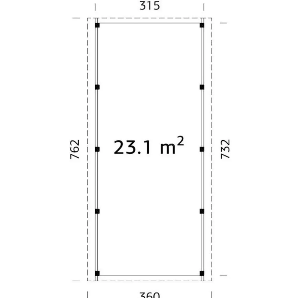 Sale Autokatos Karl, 23,1m² CP3676 Autokatokset