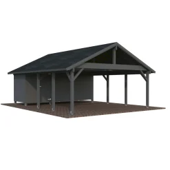 Best Autokatos Robert 40,6 m2 CP5673 Autokatokset|Autotallit Kahdelle Autolle