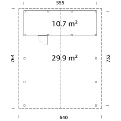 Autokatos Robert, vajalla, 40,6 m2 CP5636*Palmako Online