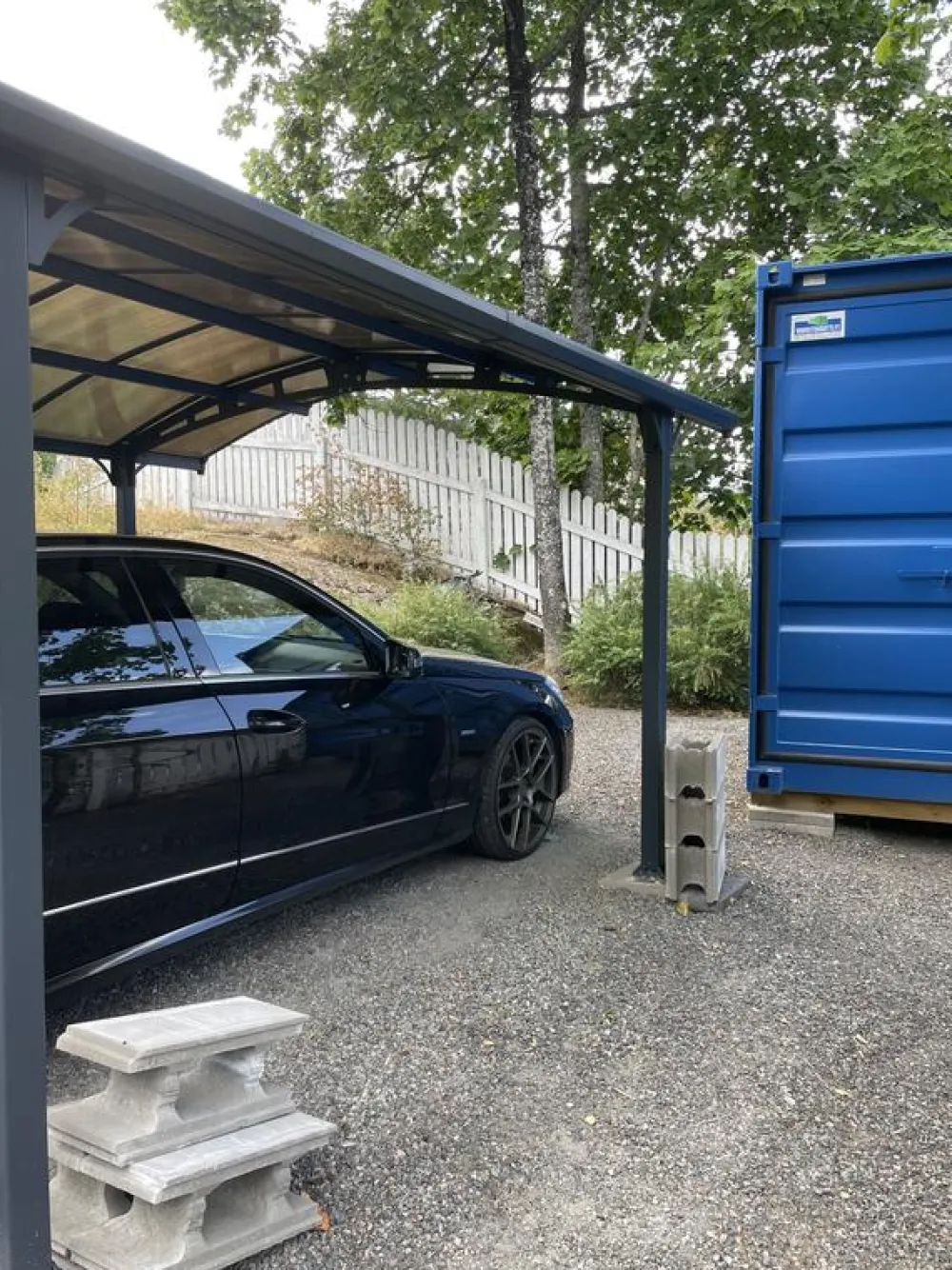 Sale Autokatos Arcadia 4300 15,5 m² harmaa Autotallit Ilman Rakennuslupaa|Autokatokset