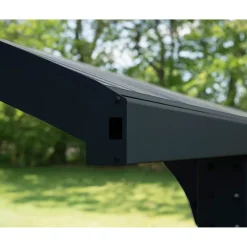 Discount Autokatos Arizona Breeze Wings&Arch, 26.9m², kahdelle autolle, tummanharmaa/harmaa Autotallit Ilman Rakennuslupaa|Autokatokset