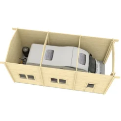 Online Autotalli matkailuautolle Caravan 40 Autotallit Yhdelle Autolle