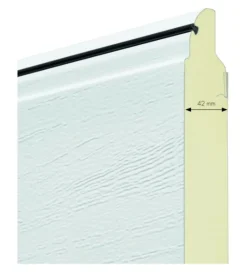 New Autotallin nosto-ovi Nordic 2500x2250mm vaakauritettu + avaaja Liftronic 500 valkoinen Autotallinovet|Autotallinovet