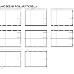Autotallin runkopaketti , kahden auton talli ja varasto, kerrosala 86 m²*Timburg Sale