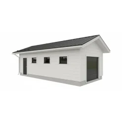 Autotallin runkopaketti , yhden auton talli ja varasto, kerrosala 39 m²*Timburg Discount