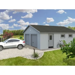Autotalli Andre nosto-ovella 44,7 m²*Palmako Discount