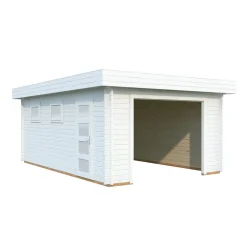Clearance Autotalli Rasmus, ilman ovea, 19m² FR44-3857-7 Autotallit Ilman Rakennuslupaa