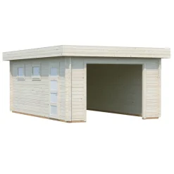 Clearance Autotalli Rasmus, ilman ovea, 19m² FR44-3857-7 Autotallit Ilman Rakennuslupaa