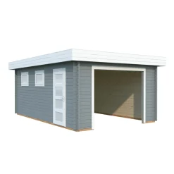 Clearance Autotalli Rasmus, ilman ovea, 19m² FR44-3857-7 Autotallit Ilman Rakennuslupaa