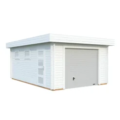 Autotalli Rasmus, nosto-ovella, 19m² FR44-3857-5 Autotallit Ilman Rakennuslupaa