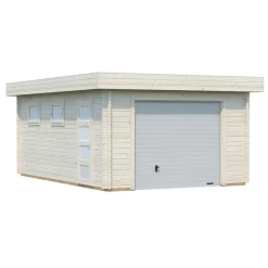 Autotalli Rasmus, nosto-ovella, 19m² FR44-3857-5 Autotallit Ilman Rakennuslupaa