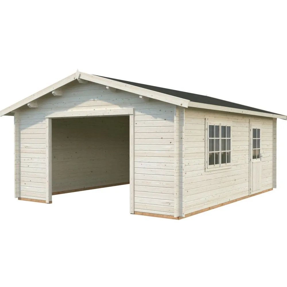 Discount Autotalli Roger, ilman ovea, 27,7m² FR70-5656 Autotallit Ilman Rakennuslupaa
