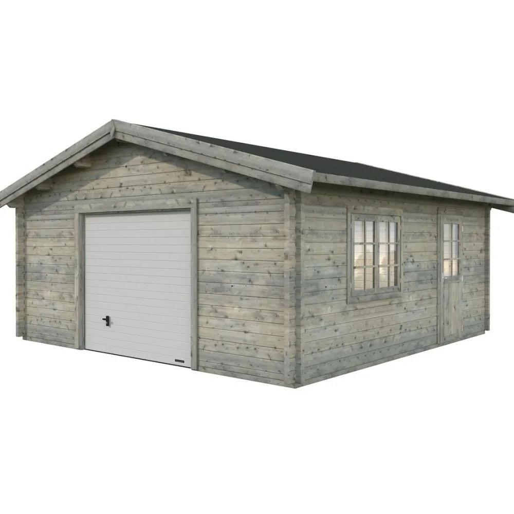 Autotalli Roger, nosto-ovella, 27,7m² FR70-5656-2*Palmako Best