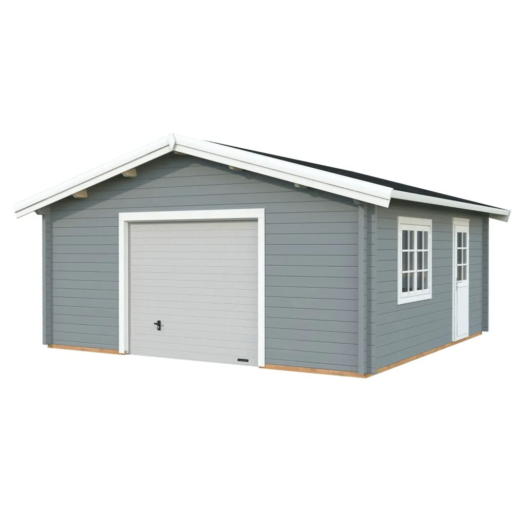 Autotalli Roger, nosto-ovella, 27,7m² FR70-5656-2*Palmako Best
