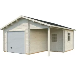 Autotalli Roger, nosto-ovella, 19m² FR44-3857-2*Palmako Hot