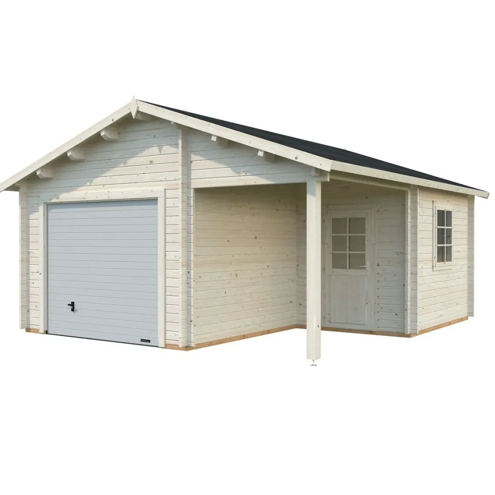 Autotalli Roger, nosto-ovella, 19m² FR44-3857-2*Palmako Hot
